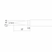 Varf ciocan de lipit 280032buc/blister