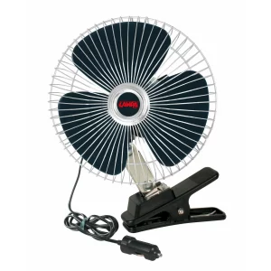 Ventilator oscilant Chrome - Fan Ø 8” din metal 24V