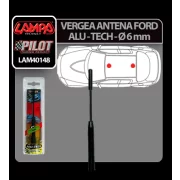 Vergea antena Alu-Tech pentru Ford - Ø 6mm - Negru
