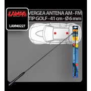 Vergea antena tip Golf (AM/FM) Lampa - 41cm - Ø 6mm