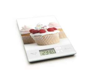 Vog und Arths - Cântar de bucătărie, 5 kg, model „muffin cu mure”