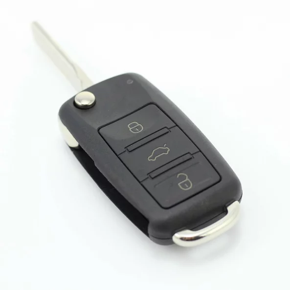 Volkswagen Touareg - Carcasă cheie tip briceag, cu 3 butoane - CARGUARD