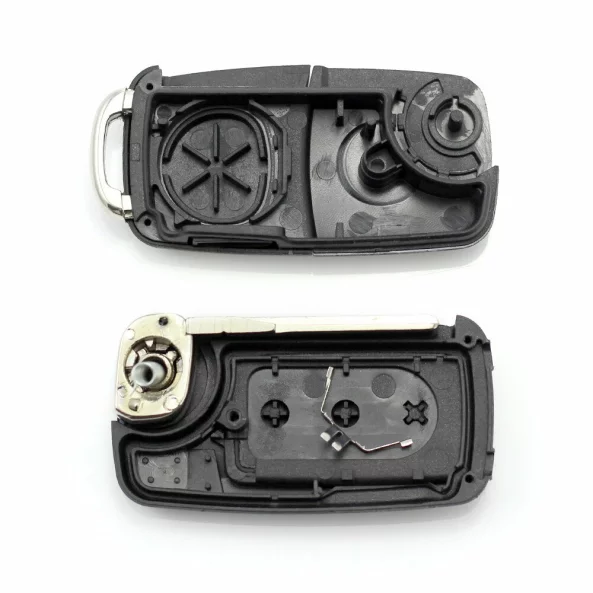 Volkswagen Touareg - Carcasă cheie tip briceag, cu 3 butoane - CARGUARD