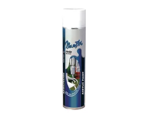 Vopsea acrilica lucioasa aerosol Maestro 600ml RAL9010 - Alb