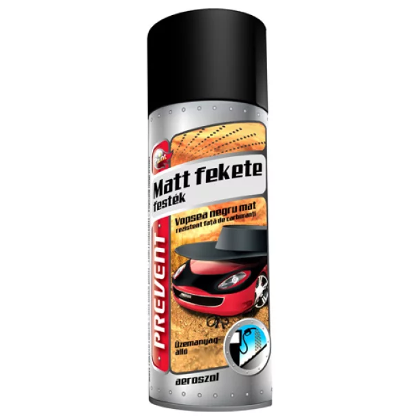 Prevent mat black fuel rezistant paint aerosol 400ml