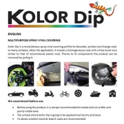 Vopsea spray cauciucata Kolor Dip 400ml - Fluor pink